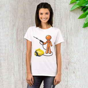 Camiseta Usando Uma Lava De Pressão