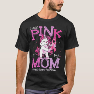 Camiseta Usar Rosa Para Minha Mãe Conscientização 