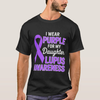 Camiseta Usar roxo pelo mês de conscientização do lúpus da 