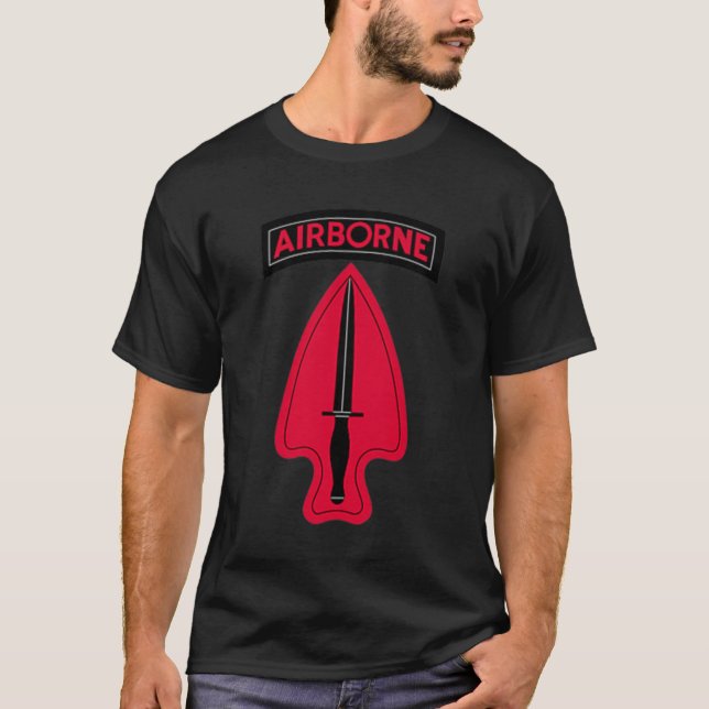 Camiseta USASOC Shirt Delta Force Shirt SFODD 1.5x (Frente)