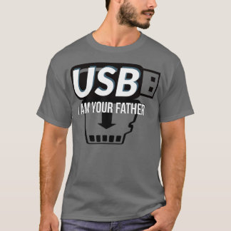 Camiseta usb eu sou seu pai Classic Copy 1