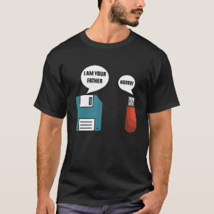 Camiseta USB Eu sou seu pai Ideia de Nerd de computador eng