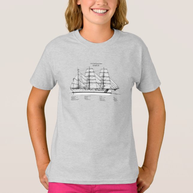 Camiseta USCGC Eagle wix-327 - SBD (Frente)
