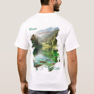 Camiseta Use a Calma Lagoa de Truta Cênica 