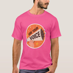 Camiseta Use a sua voz, a marcha dos direitos humanos das m