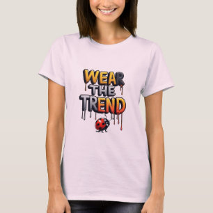 Camiseta Use a Tendência: Tipografia Colorida que Goteja