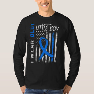 Camiseta Use Azul Pequeno Menino Filho Diabetes Consciencia
