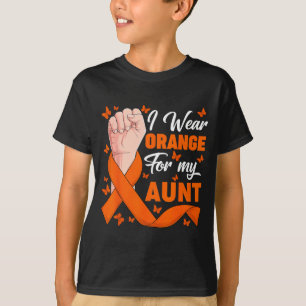 Camiseta Use laranja para o mês de conscientização sobre le