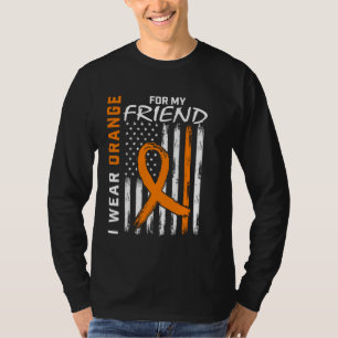 Camiseta Use Laranja Pelo Meu Amigo Conscientização da Escl