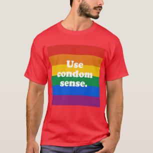 Camiseta Use o sentido do preservativo