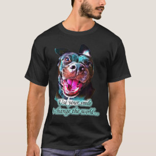 Camiseta Use O Seu Sorriso Para Mudar O Sorriso Do Touro De
