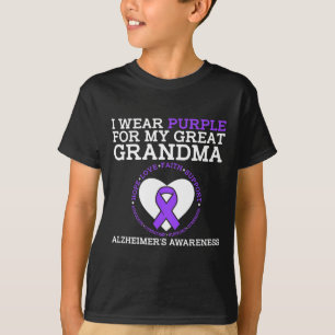 Camiseta Use Roxo Para Minha Bisavó Heimerheimer Awar