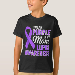 Camiseta Use roxo pela consciência do lúpus da mãe mês cami