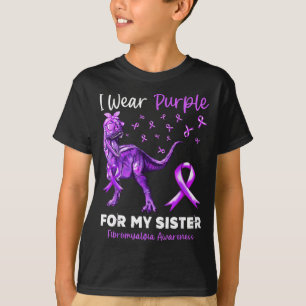 Camiseta Use Roxo Pela Conscientização da Fibromialgia da I