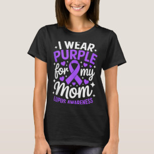 Camiseta Use roxo pela lua da conscientização do lúpus da m