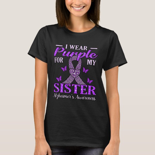 Camiseta Use Roxo Pelo Conhecimento da Irmã Heimerheimer (Frente)