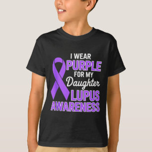 Camiseta Use roxo pelo mês de conscientização do lúpus da f