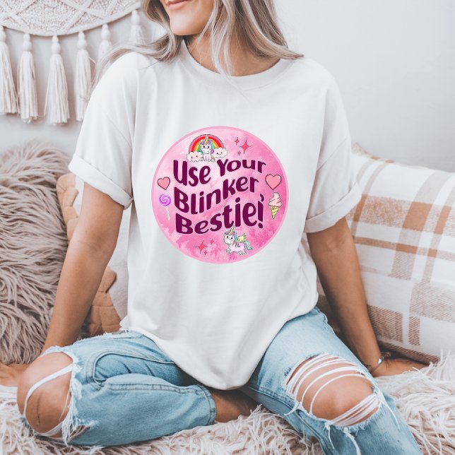 Camiseta Use Seu Cega, Bestie! Coração de Melhores Amigos d (Criador carregado)