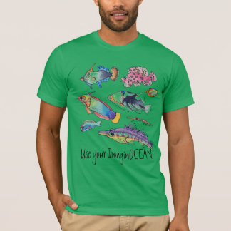Camiseta Use seu ImaginOCEAN Fish