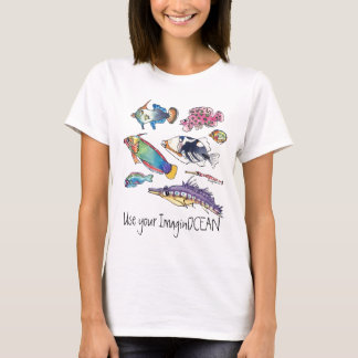 Camiseta Use seu ImaginOCEAN Fish