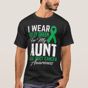 Camiseta Use Verde Kelly Pelo Meu Tio Conscientização do Câ