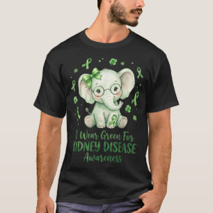 Camiseta Use Verde para a Conscientização da Doença Renal F