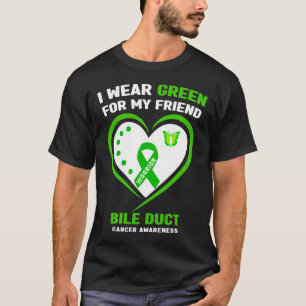 Camiseta Use Verde Para a Conscientização do Câncer de Duct