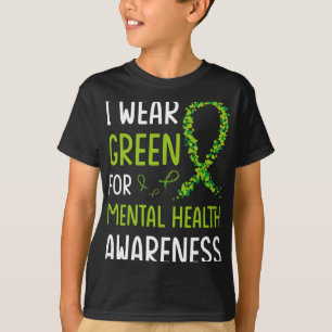 Camiseta Use Verde para o Mês de Conscientização sobre Saúd