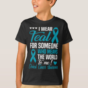 Camiseta Use Verde Teal Para Alguém Que Significa Mundo Par