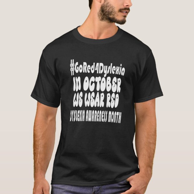 Camiseta Use Vermelho para Apoiar no Mês de Conscientização (Frente)