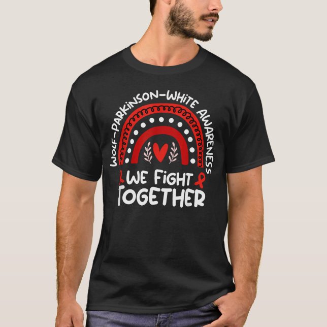 Camiseta Use Vermelho Para Wolf-Parkinson-White (Frente)
