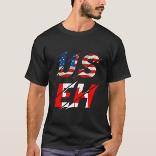 Camiseta UseAmerica Canada Flag American Canadian