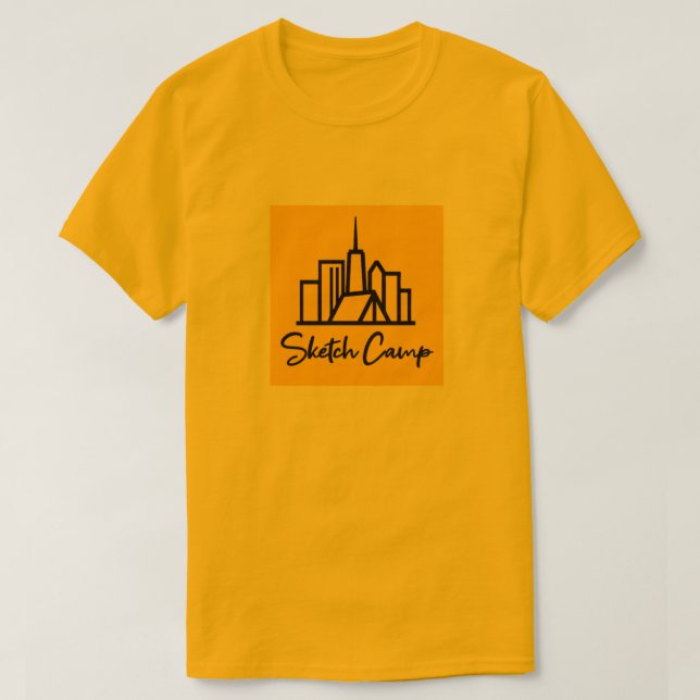Camiseta Usk Chicago SketchCamp (Frente do Design)