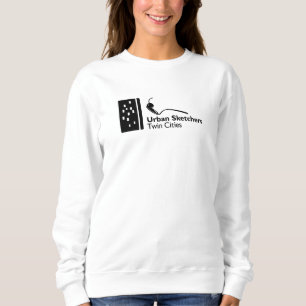 Camiseta USK TwinCities Logotipo preto Camisola básica para