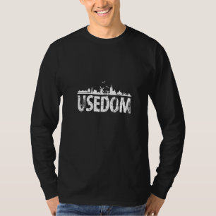 Camiseta Uso Skyline Seagulls Ilha Báltica Pomerânia B