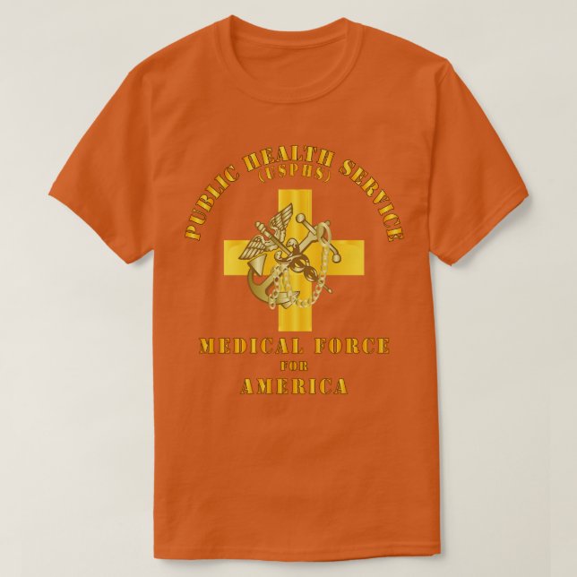 Camiseta USPHS Public Health Service Medical for America (Frente do Design)