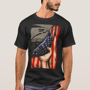 Camiseta USPS de Sinalizador Postal