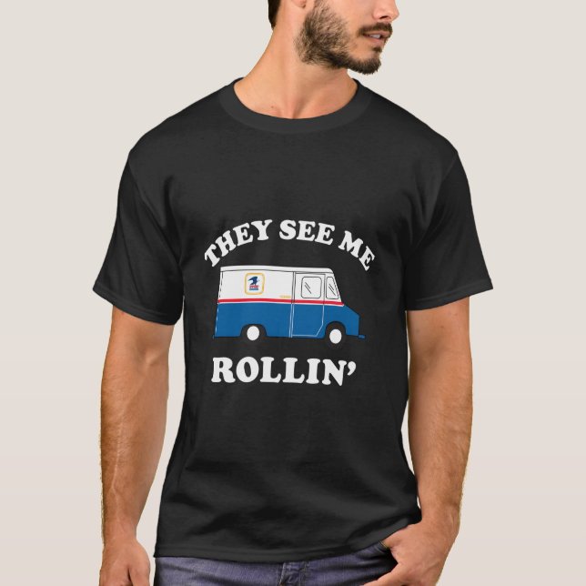 Camiseta Usps Eles Me Veem Rollin (Frente)