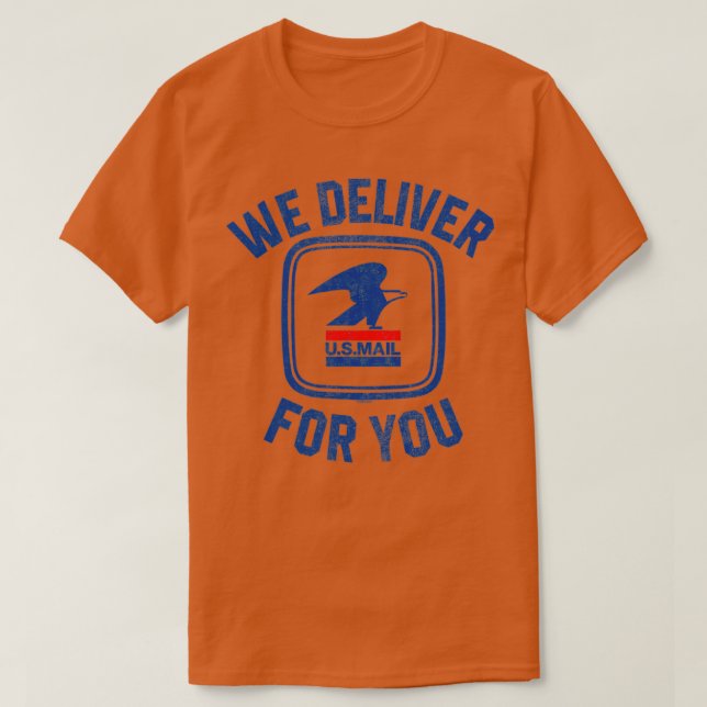 Camiseta USPS que fornecemos para você (Frente do Design)