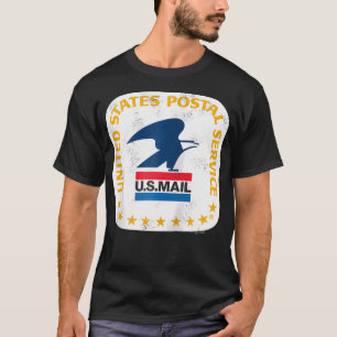 Camiseta Usps - Zip De Selagem Reduzido