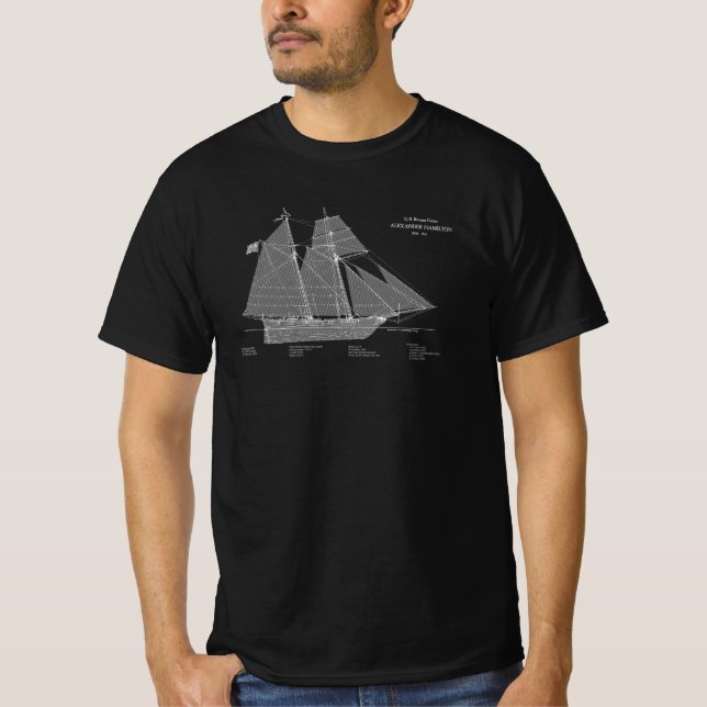 Camiseta USRC Alexander Hamilton - ABD (Frente)