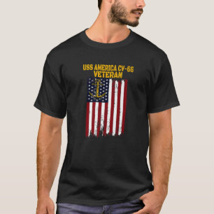 Camiseta USS America CV-66 CVA-66 Transportadora Veteran pa