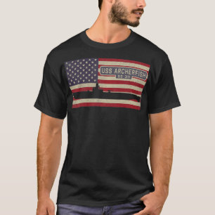 Camiseta USS Archerfish SS311 WW2 Subsea USA American Fl
