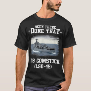 Camiseta USS Comstock LSD-45 Veteranos Dia Pai Presente T