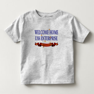 Camiseta USS Enterprise Home bem-vinda