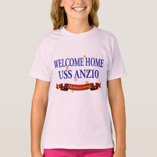 Camiseta USS Home bem-vindo Anzio