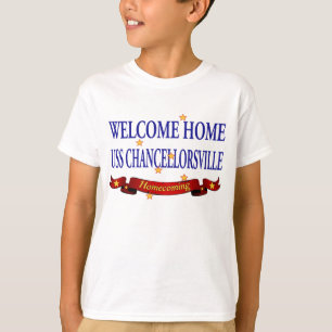 Camiseta USS Home bem-vindo Chancellorsville