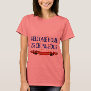 Camiseta USS Home bem-vindo Chung-Hoon