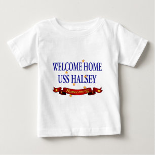 Camiseta USS Home bem-vindo Halsey