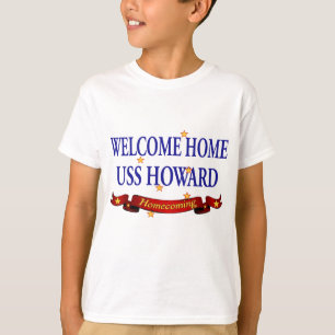 Camiseta USS Home bem-vindo Howard